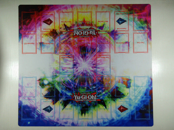 Yu-Gi-Oh! 2-Player Master Rule 4 Card Link Zones Custom Playmat TCG CCG Duel Mat