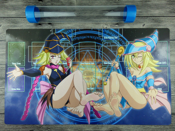 Dark Magician Girl & Gagaga Girl Master Rule 4 YuGiOh Playmat Free Best Tube