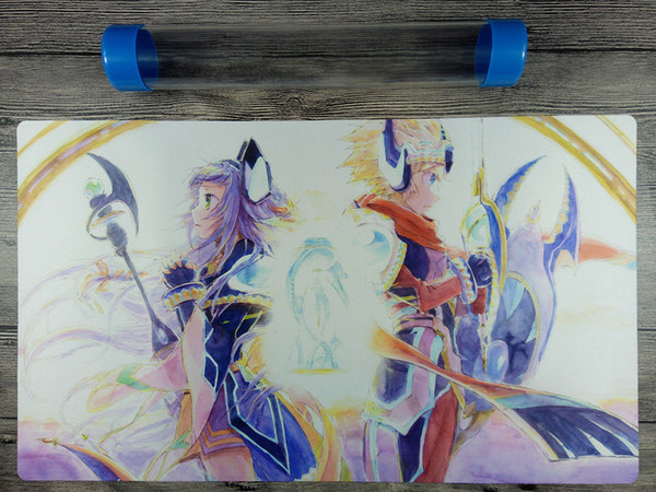 World Chalice YuGiOh WCQ Custom Playmat TCG CCG Game Mat Free High Quality Tube