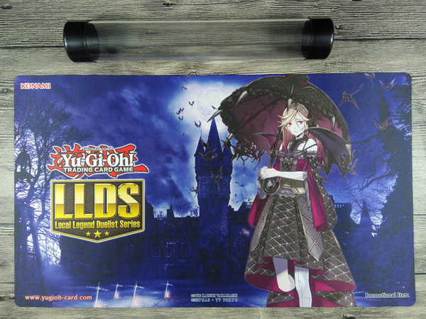 YuGiOh LLDS Vampire Fraulein Custom Playmat TCG Duel Mat Free high quality Tube