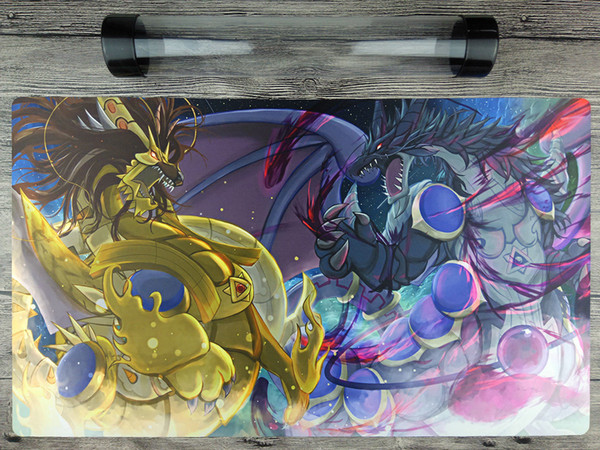 Dragons of Yang Zing YuGiOh WCQ/WCS/YCS/JUDGE TCG Custom Playmat Free Best Tube