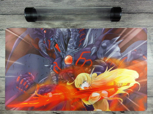 YuGiOh Sky Striker Ace Custom Trading Card Game Playmat Free High Quality Tube