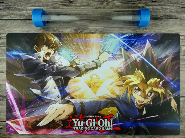 YuGiOh Yugi Muto Custom Playmat Trading Card Game Mat Free High Quality Tube