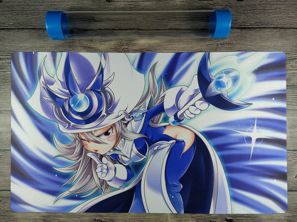 YuGiOh Silent Magician Duel Battlefield Custom Playmat OCG Mat Free Best Tube