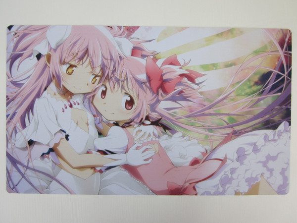 Puella tells Madoka Magica Card pad custom Yugioh CARDS mat Table cloth mat Complimentary card packing bag