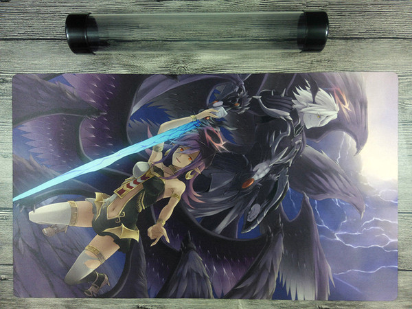 YuGiOh Darklord Trading Card Game Playmat Duel CCG Mat Free High Quality Tube