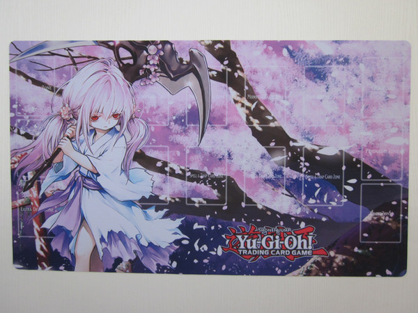 Ghost Reaper & Winter Cherries YuGiOh Playmat YUGIOH MAT free shipping