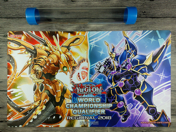 2018 YuGiOh Topologic Bomber Dragon & LINK MONSTER TCG Playmat Free Best Tube