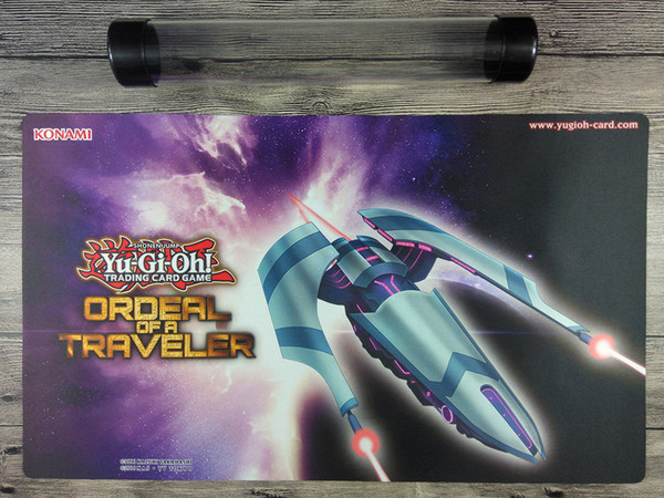 YuGiOh ORDEAL OF A TRAVELER Kozmo Dark Destroyer Playmat TCG Mat Free best Tube