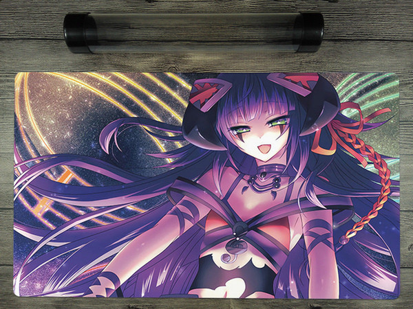 Yu-Gi-Oh! Knightmare Corruptor Iblee Custom TCG Playmat Free High Quality Tube