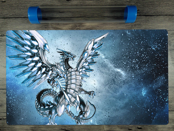 YuGiOh Chaos MAX Dragon Custom Playmat TCG Duel Play Mat Free High Quality Tube