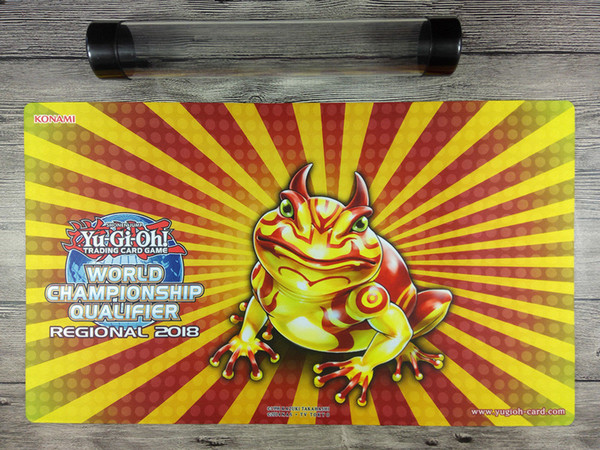 2018 WCQ Yu-Gi-Oh! Swap Frog TCG Custom playmat Free High Quality Mat tube New