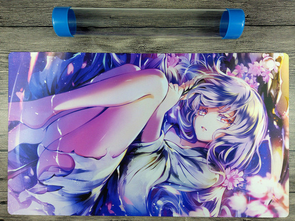 Ghost Reaper & Winter Cherries Yugioh TCG Custom Playmat Free High Quality Tube