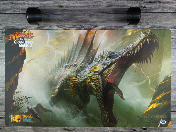 MTG GP MADRID_V Playmat Custom Magic The Gathering Mat Free Best Tube