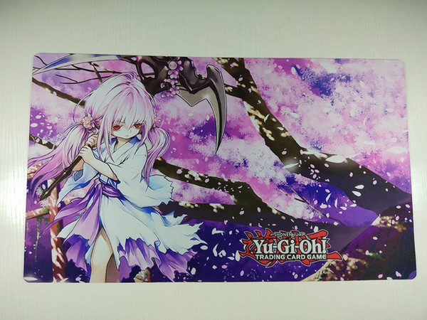 Ghost Reaper & Winter Cherries YuGiOh Playmat YUGIOH MAT Custom Mat YUGIOH Playmat Free Mat Bag and free shipping