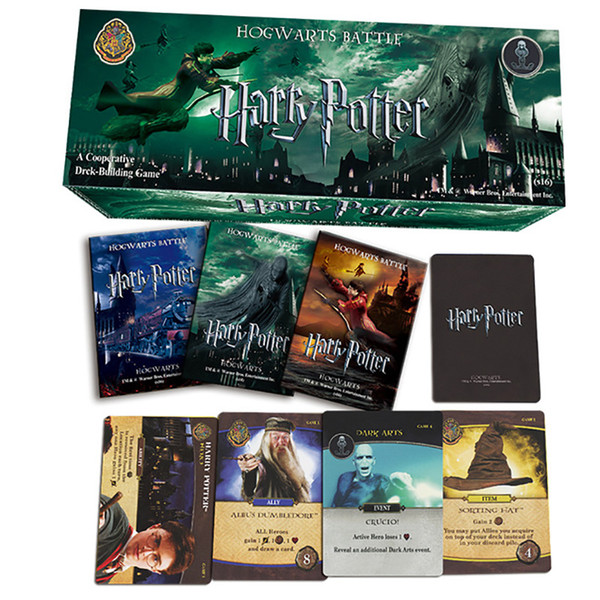 408 PCS/SET poker Movie Harry Potter Cards Game , Funny Board Game English Edition , Collection Cards For Children Gift toys