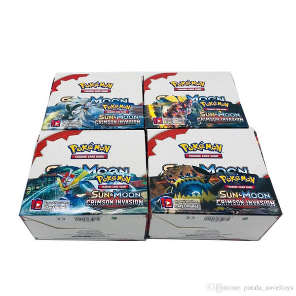 2 Lots Trading Cards Games 324pcs/lot BLACK WHITE ULTRA PRISM Sun&Moon Evolutions guess anime cards Go against muggles Pockets Monsters Toys