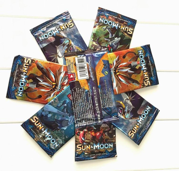 Poket Monster Playing Trading Cards Games 4 Styles English Edition Anime Pocket Monsters Cards Kids Toys 324pcs/lot