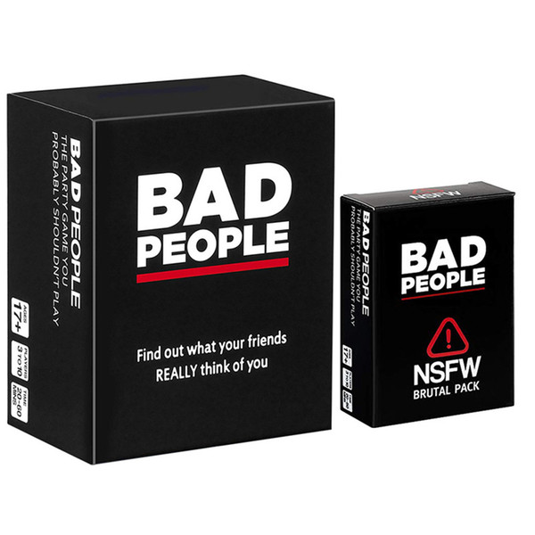 Bad People Cards Game The Complete Set The Party Game You Probably Shouldn't Play Plus The NSFW Brutal Expansion Pack