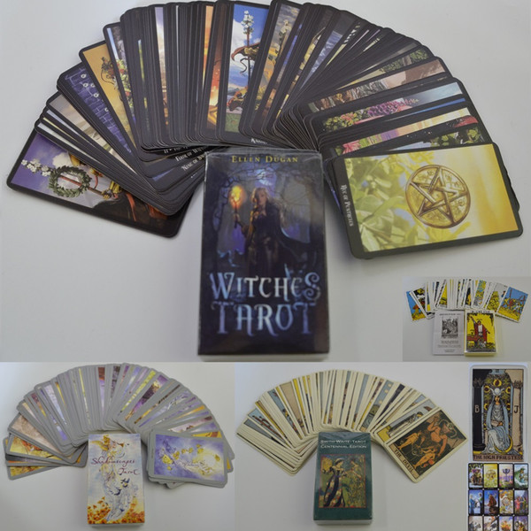 2018 Witch Tarot radiant rider wait tarot cards high quality smith tarot deck board game cards