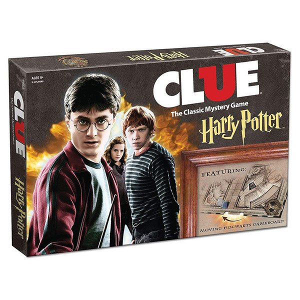 Clue Harry Potter Board Game Action Figures Collector's Edition Brand New Sealed Set Witchcraft Game Classic Mystery Game