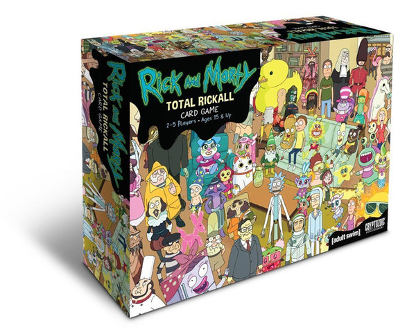 Funny Cards Game For Adult Rick and Morty Total Rickall Cooperative trading card games-1