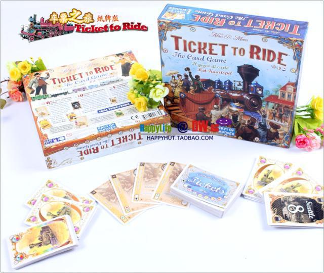 MXZA Cards Adult Games Complete Ticket To Ride Railroad Board Game Cards version Days of Wonder Trains Fashion New