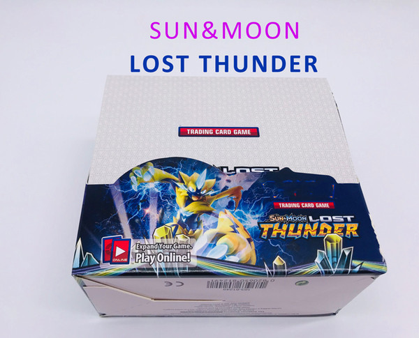 324pcs/set Sun&Moon LOST THUNDER Card Game Anime Trading Cards Pocket Playing Card Party Toys DRAGON MAJESTY