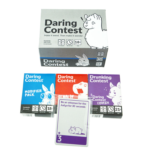 Daring contest Game Cards game Expansion Collection Play Fun For Adults boards game