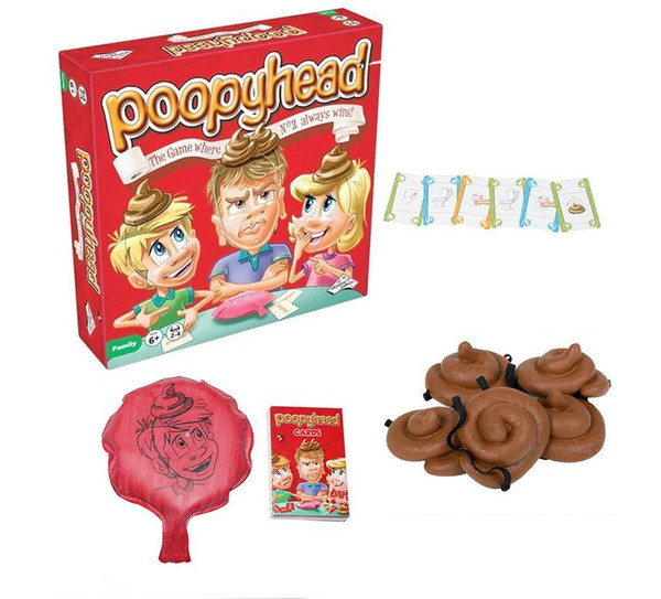 New card Game Poopyhead Board Game Parent-child Interactive Gadgets family party Game anti stress toys 2+players