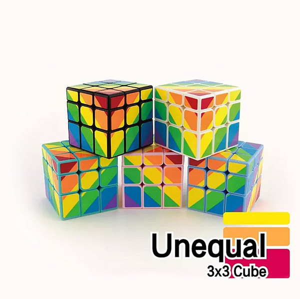 Magic Cube Toys Puzzle Magic Twist Game Toys Unequal Magic Cube Adult and Children Colorful Learning Educational Toys Gifts