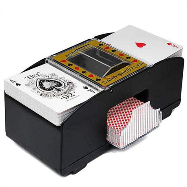 Automatic Poker Card Shuffler Playing Battery Operated Shuffling Machine Gift Funny Family Game Club Accessory