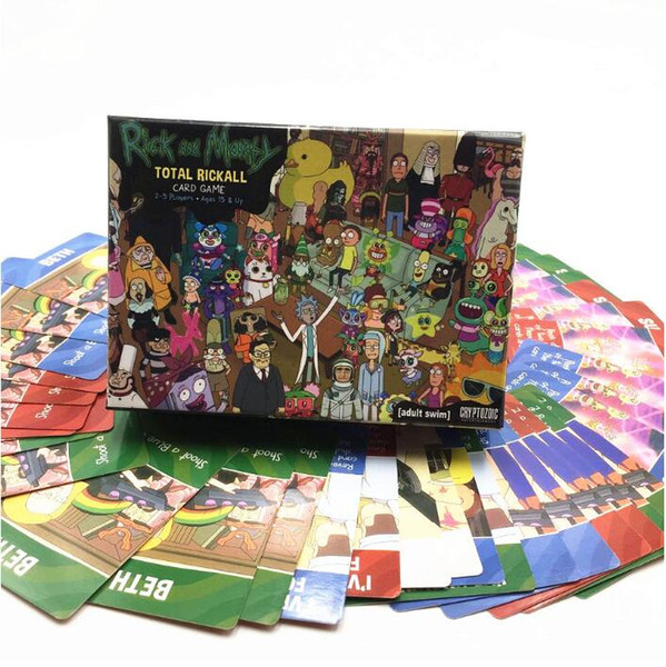In stock! Rick and Morty Total Rickall Card Game Rick and Modica Card Game Spot poker Card Games CRABS ADJUST HUMIDITY