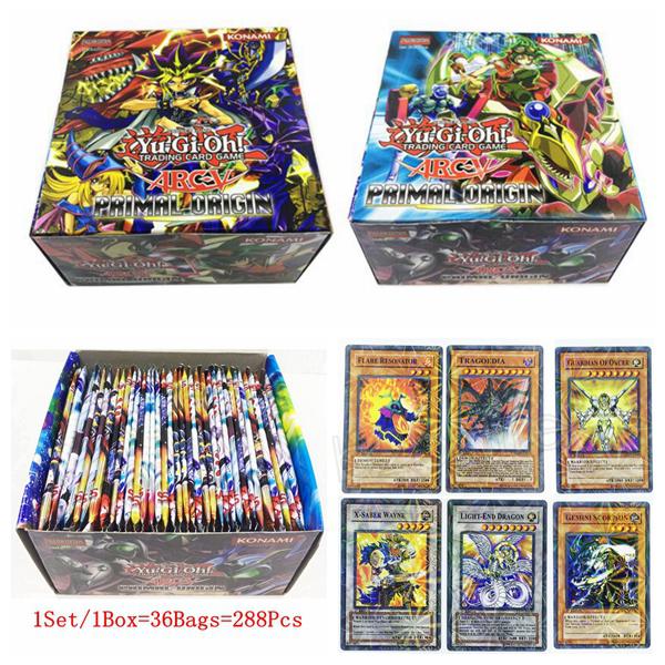 288PCS/Set Yu Gi Oh Game Collection Card Yugioh Cards Figure Toy English Version Board Games DDA612