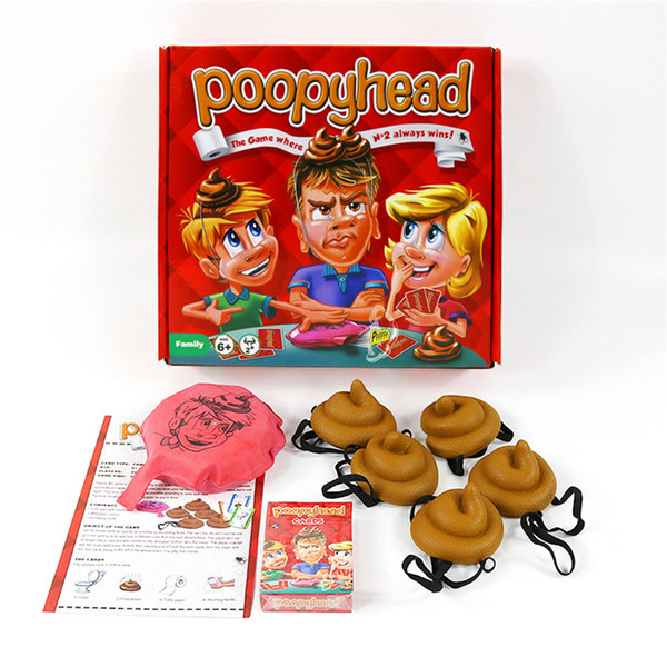New card Game Poopyhead Board Game Parent-child Interactive Gadgets family party Game anti stress toys 2+players b1386