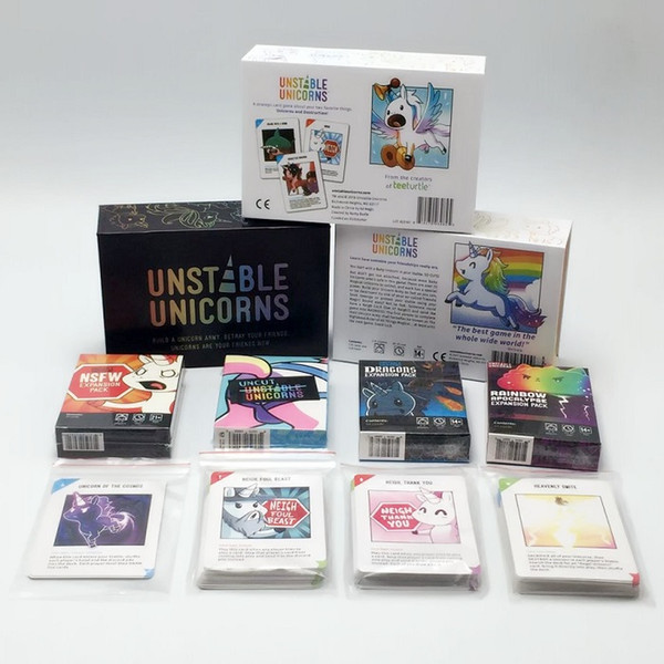 10set Unstable Unicorns NSFW Expansion Pack Cover Art May Vary A not safe for work expansion pack of Unstable Unicorns