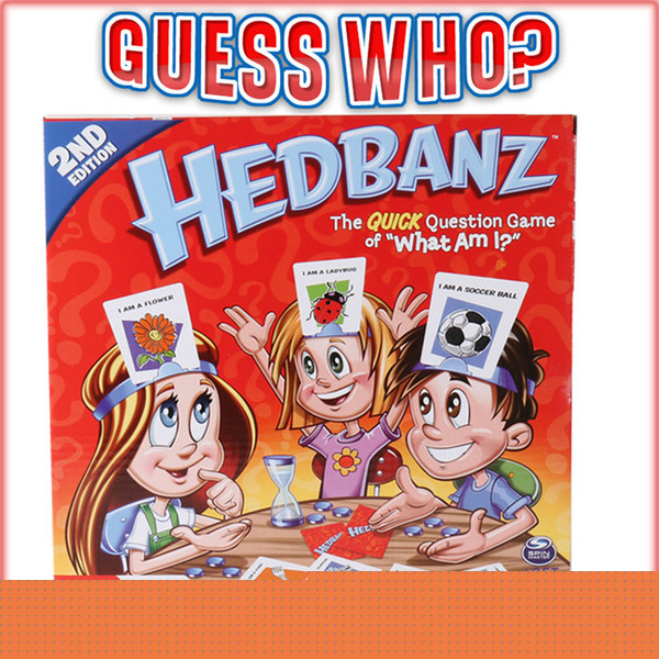 HedBanz Game-2nd Edition The Quick Question Game of What Am I? with Brand New Cards for Kids Board Game