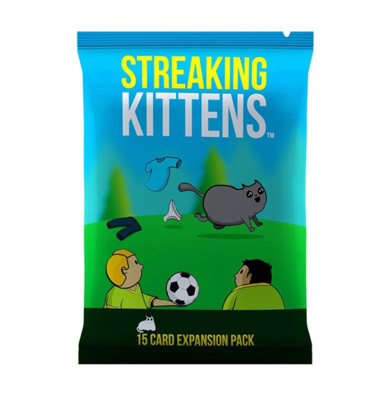 Funny Adult party desktop strategy Cards game Streaking Kittens This Is The Second Expansion of Explodig Kitens Includes 15 cards