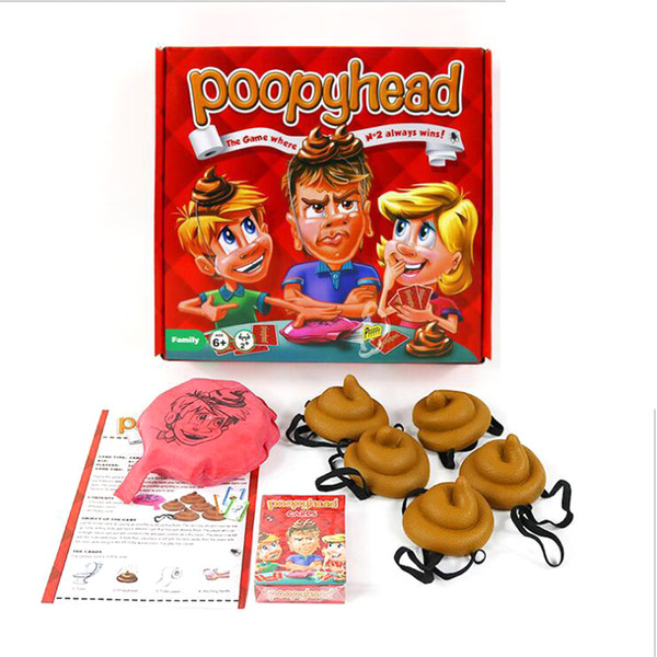 Poopyhead Card Games The Game Where Number 2 Always Wins Family Party Fun Board Games Tricky Toys OOA2287