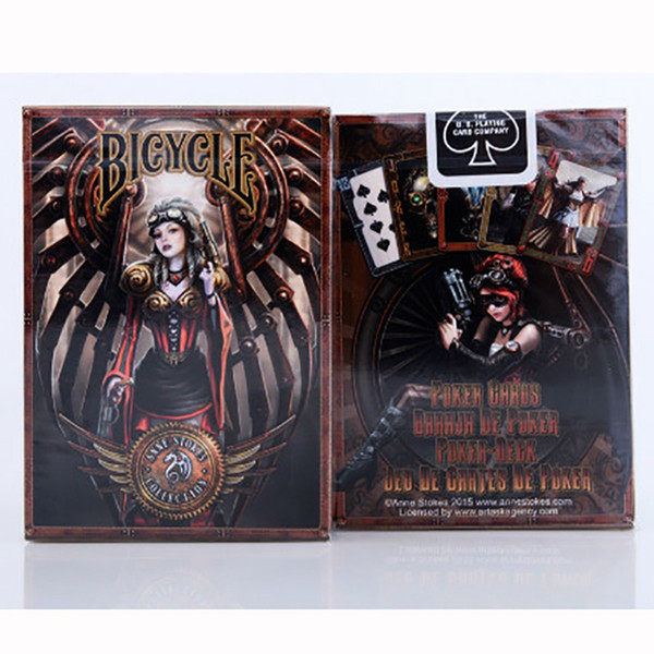 Bicycle Anne Stokes Steampunk Deck Magic Cards Playing Cards Magic Props Close Up Magic Tricks for Professional Magician OOA4511