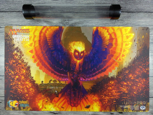 Magic the Gathering Grand Prix Seattle Rekindling Phoenix Playmat Mat card games mat Free Tube free shipping