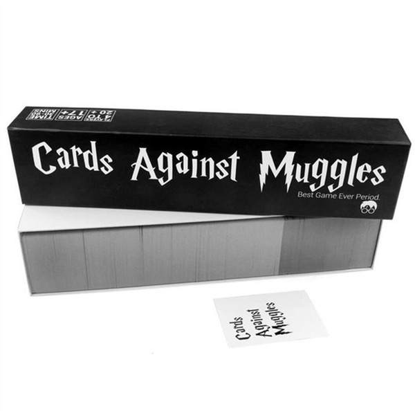 Cards Against Muggles The Harry Potter Version The game strictly for adult&Big Children player Funny Card Games Making Fun 1359pcs/set Real