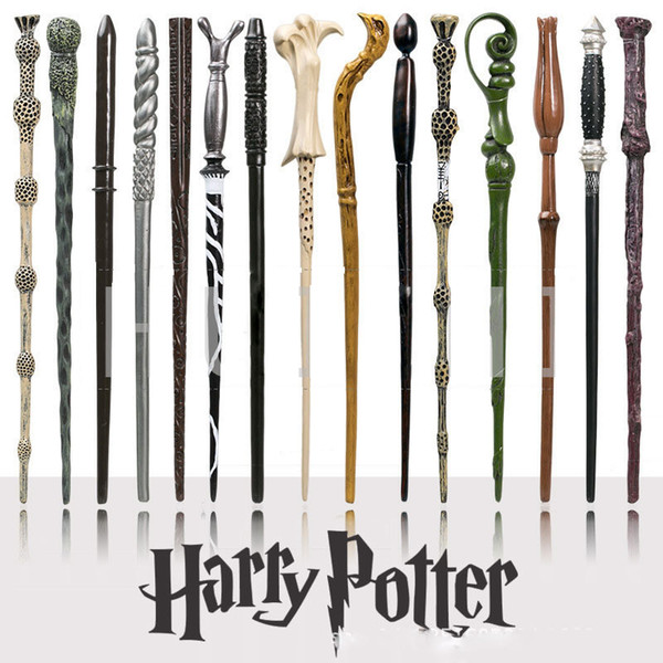 Creative Cosplay 18 Styles Hogwarts Harry Potter Series Magic Wand New Upgrade Resin Harry Potter Magical Wand OTH057