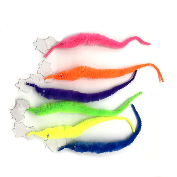 Magicians Toy Baralho Mr.fuzzy Magical Worm Magic Trick Twisty Plush Wiggle Stuffed Animals Street Toy For Kids Gift 26cm Magic Twisty Fuzzy