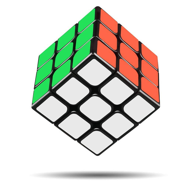 3x3x3 Speed Cube Stickerless Magic Cube Puzzles Toys Black