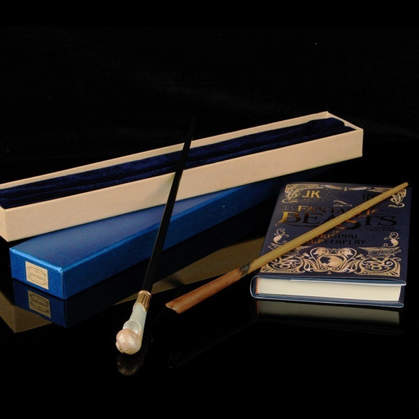 17 Styles Hogwarts Harry Potter Series Magic Wand New Upgrade Resin with Metal Core #16 Newt Scamander #17 Queenie Goldstein Magical Wand