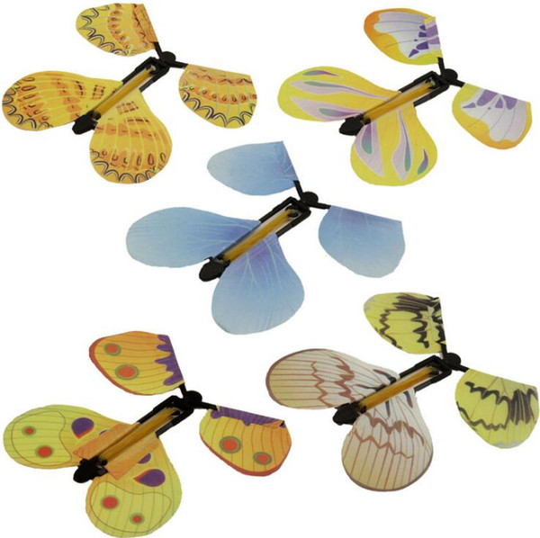 500pcs Magic Toys Hand Transformation Fly Butterfly Magic Tricks Props Funny Novelty Surprise Prank Joke Mystical Fun Classic Toys