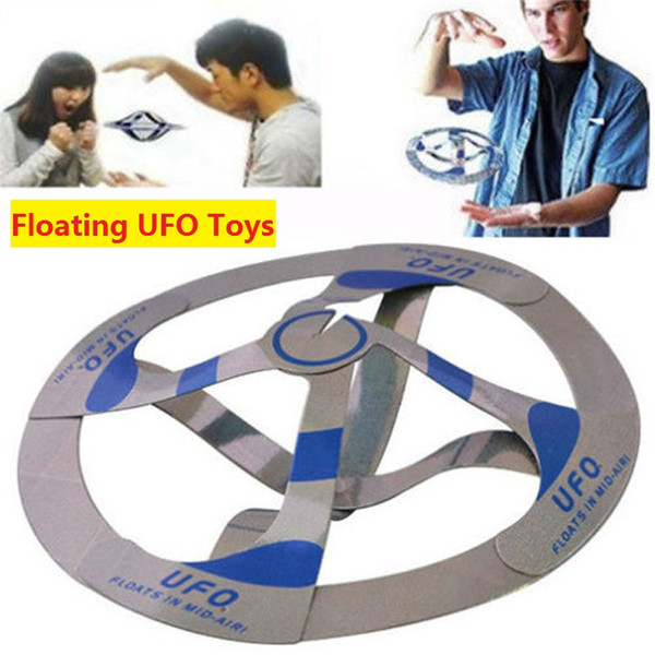 New Arrival Novetly Toys Magic Tricks Floating Flying Disk Amazing Floating UFO Toys Magic Cool Trick Toy Assembled by yourself z087