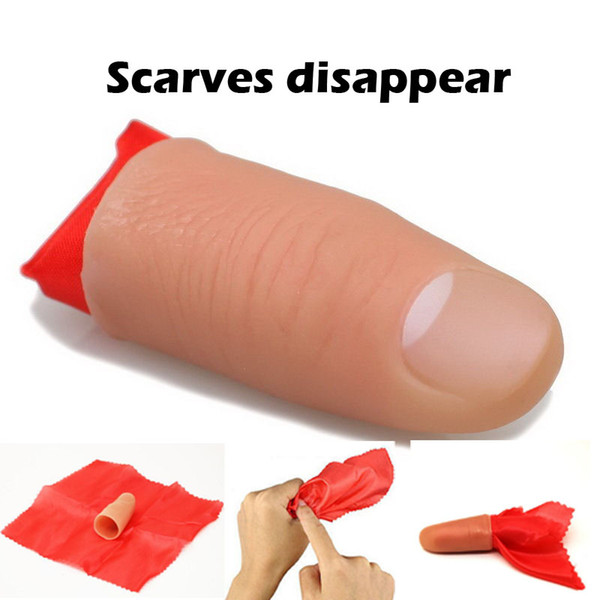 New Arrival hot Magic Tricks Classic Thumb Tip Toys Rare Scarves Disappearing Tricks Halloween Christmas day gift
