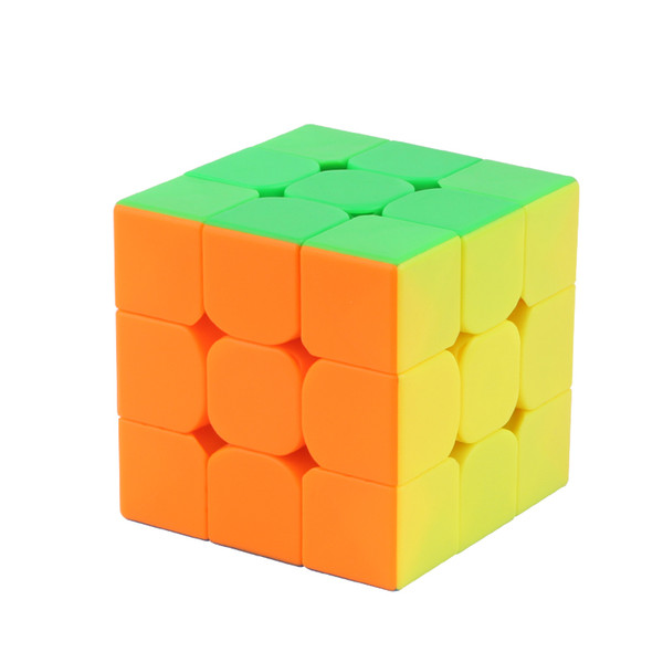 cheap stickerless magic cube frosted surface 3x3 speed cube for starters